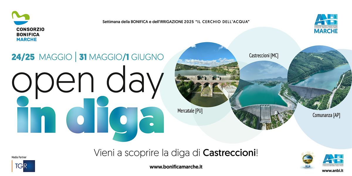 Open day diga di Castreccioni, 24 May | Event in Cingoli | AllEvents