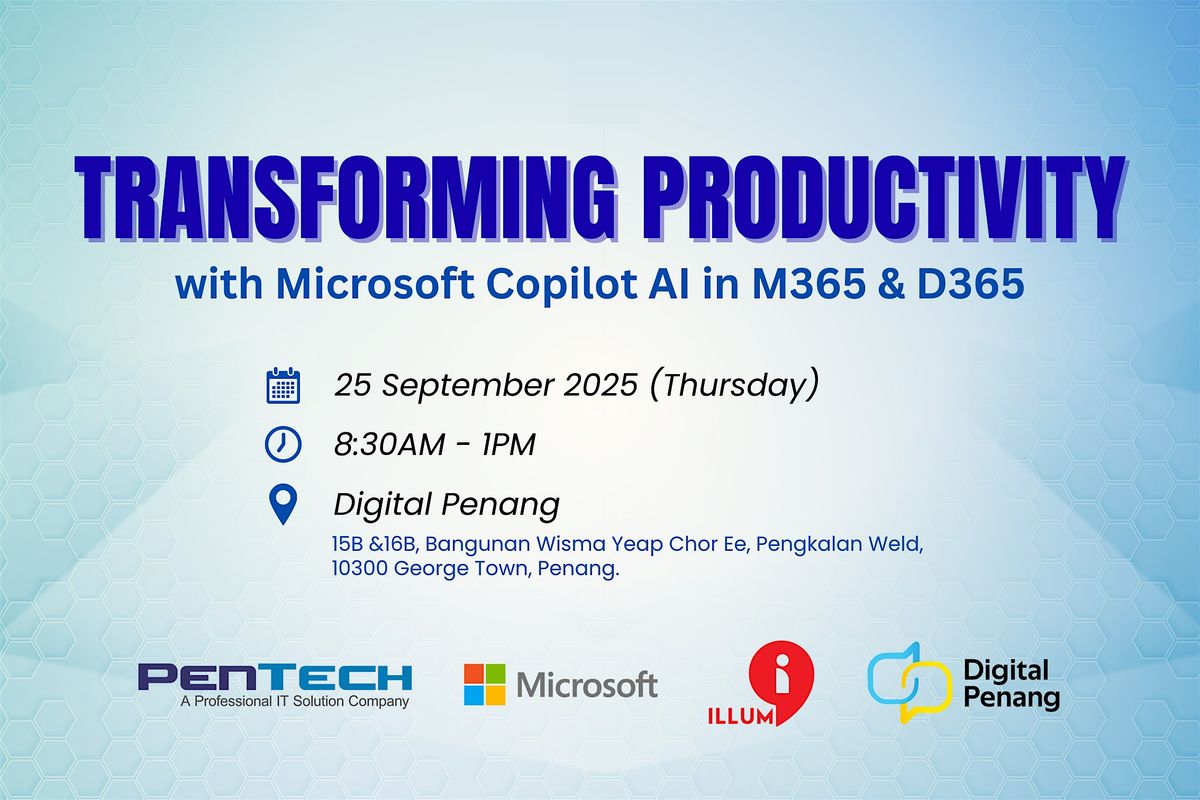 Transforming Productivity with Microsoft Copilot AI, 25 September | Event in George Town | AllEvents