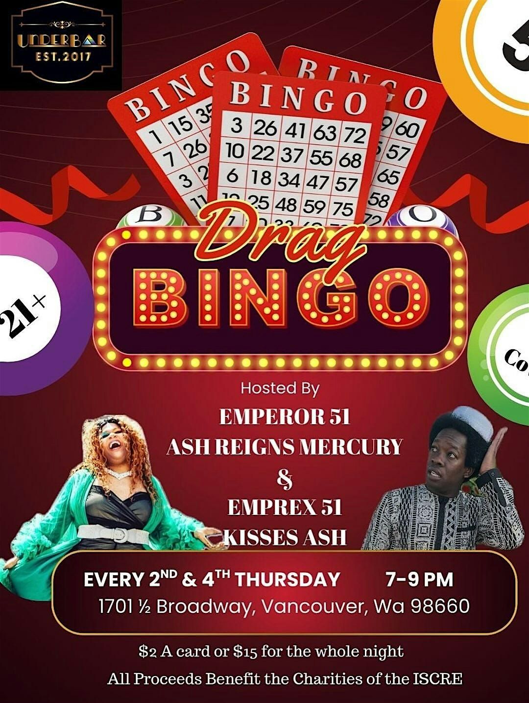 DRAG BINGO AT UNDERBAR, 24 July | Event in Vancouver | AllEvents