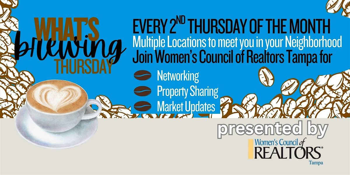 What's Brewing Thursday Monthly Real Estate Networking-Lutz, 16 October | Event in Lutz | AllEvents