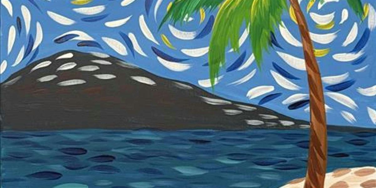 Tropical Gogh Style Canvas - Paint and Sip by Classpop!™, 18 July | Event in San Antonio | AllEvents