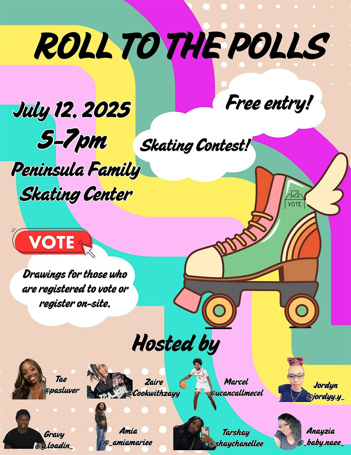 Roll to the Polls, 12 July | Event in Newport News | AllEvents