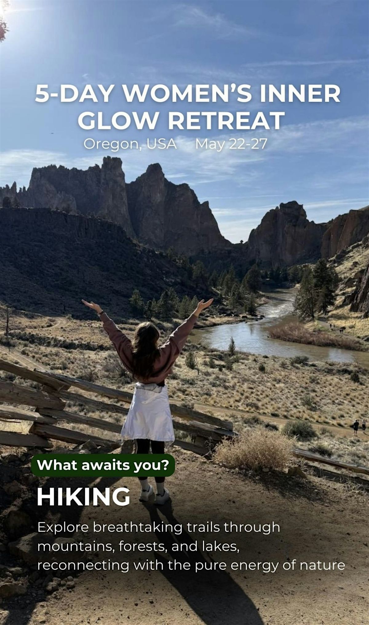 Inner Glow YOGA & HIKING Retreat, 22 May | Event in Crescent | AllEvents
