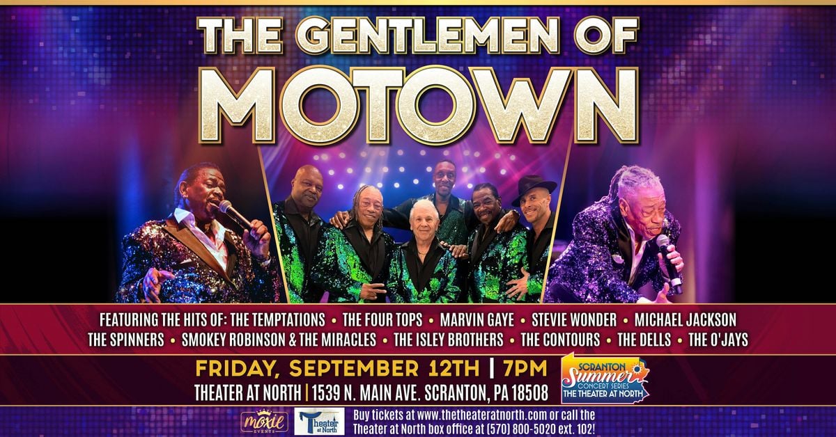 The Gentlemen of Motown, 12 September | Event in Scranton | AllEvents
