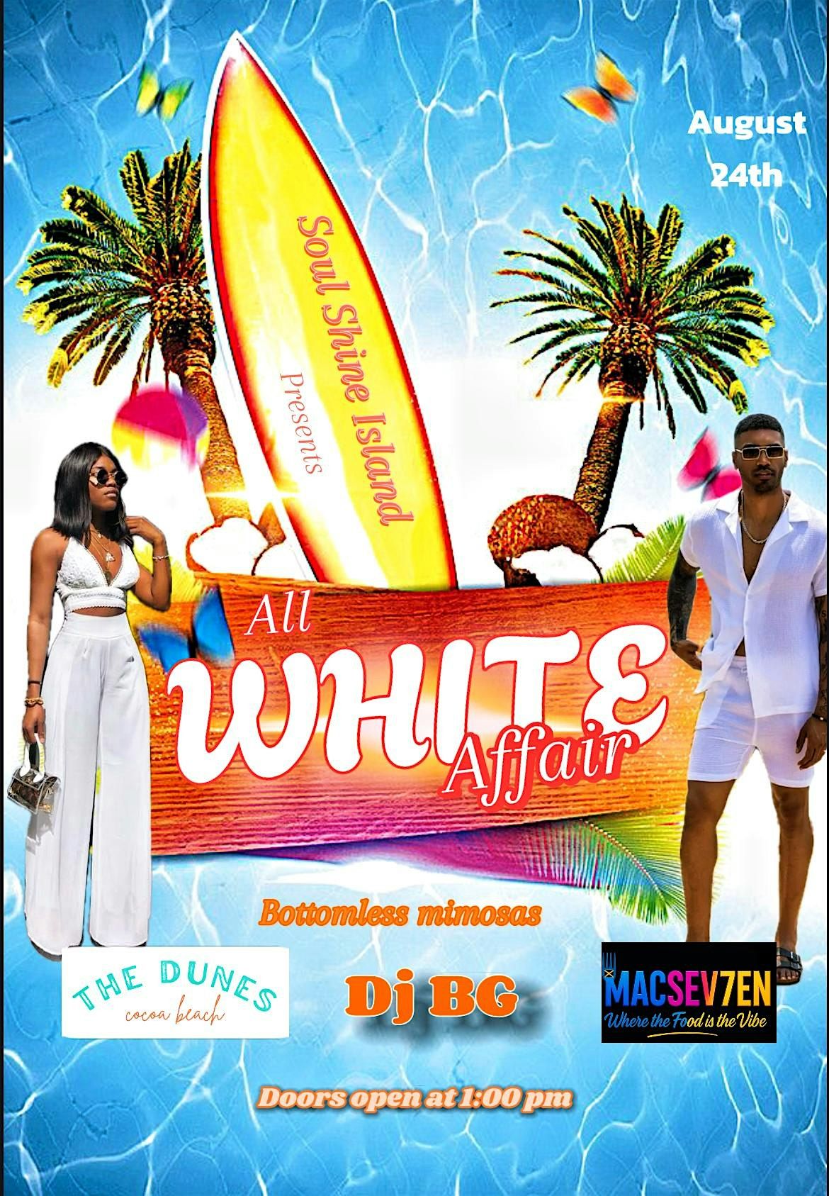 Soul ☀️Shine Island Brunch + Beats : ALL WHITE AFFAIR ✨, 24 August | Event in Cocoa Beach | AllEvents