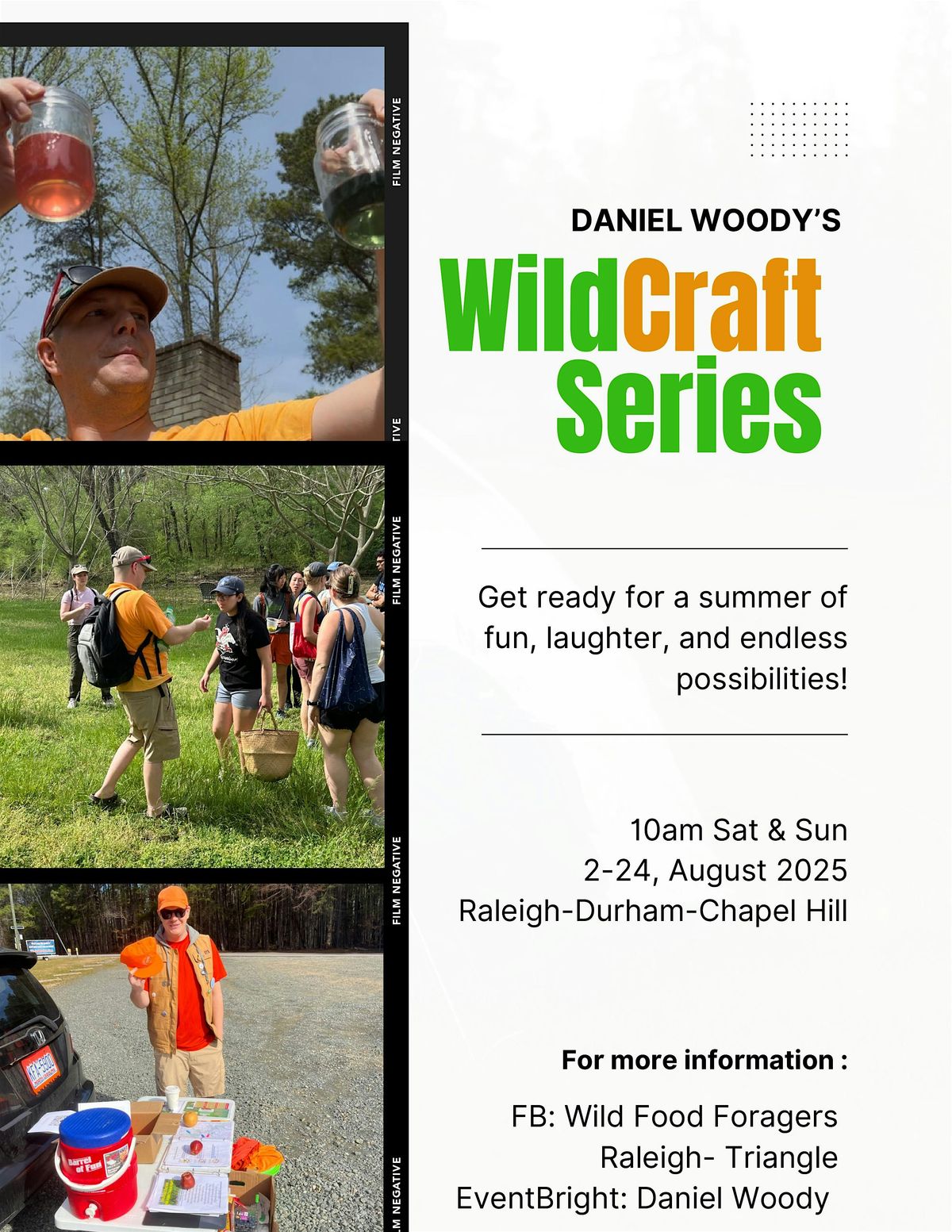 Weekend Wildcrafting Series: Seasonal Skills for Self-Reliance (Wk 2 Sat), 9 August | Event in Raleigh | AllEvents