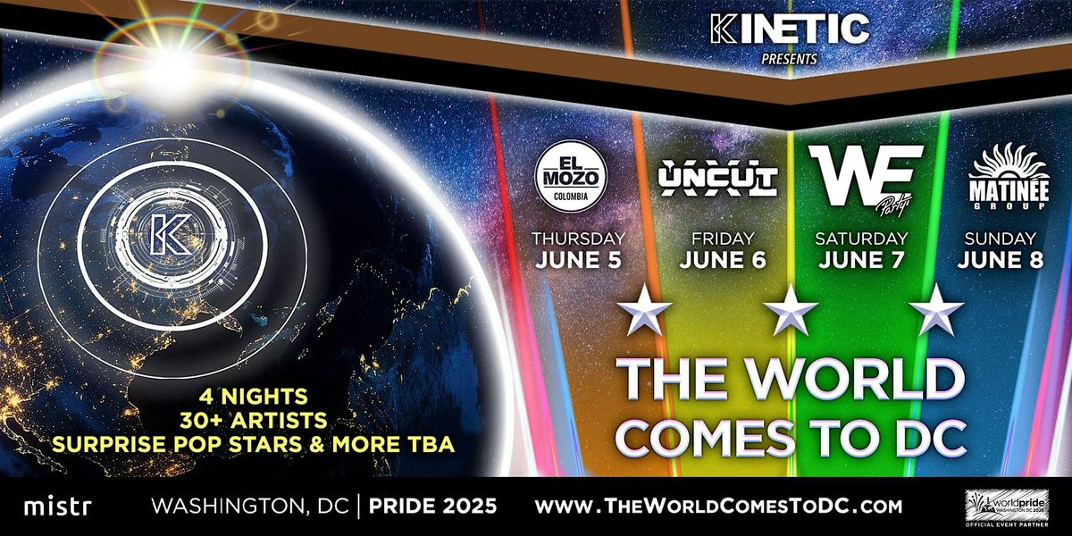 The World Comes to DC 2025 Pride Weekend Pass | Event in Washington | AllEvents