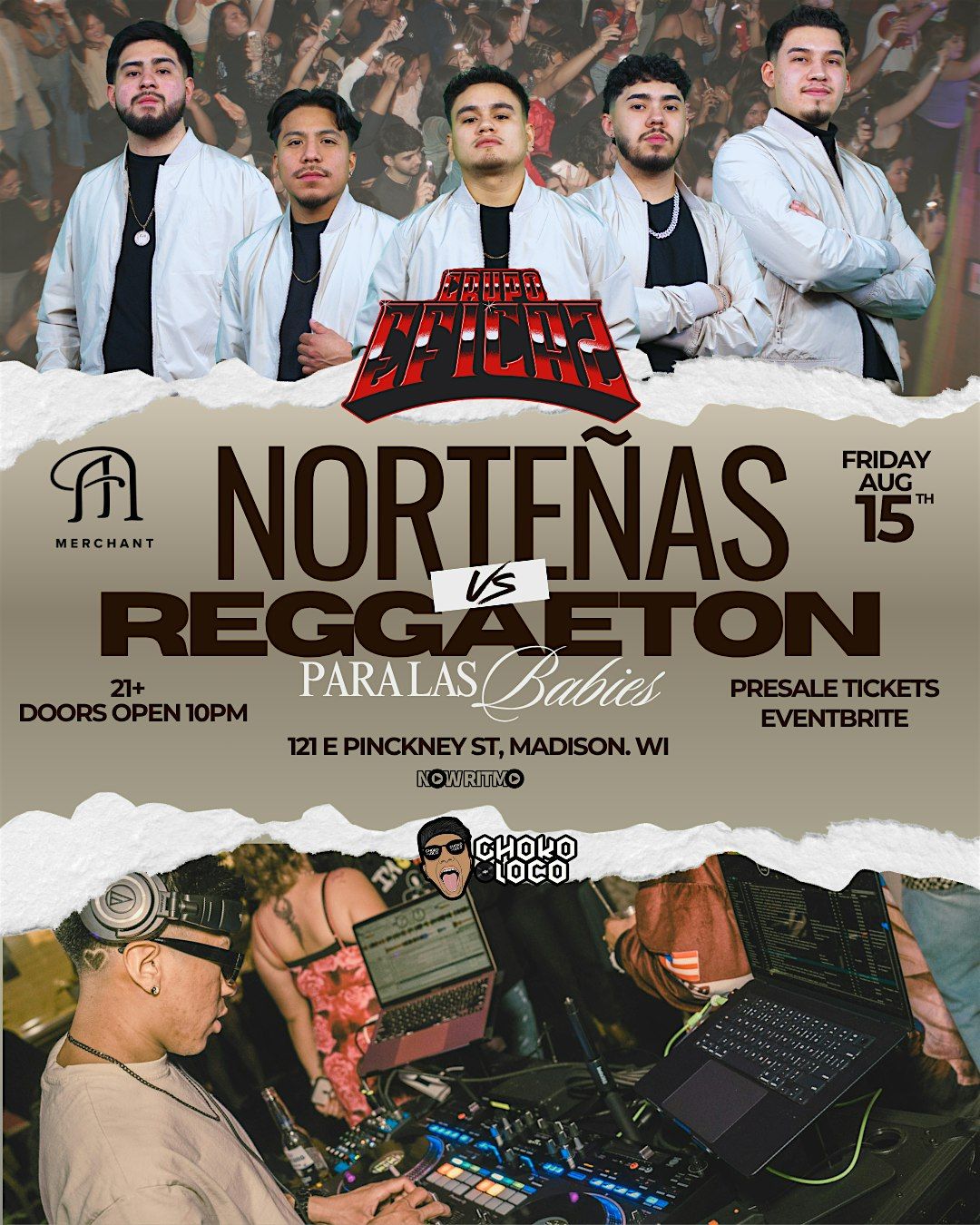 Norteñas vs Reggaeton at Merchant, 15 August | Event in Madison | AllEvents