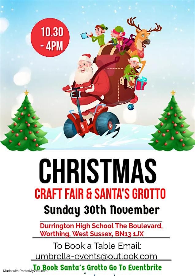 Christmas Craft Fair & Santas Grotto, 30 November | Event in Worthing | AllEvents
