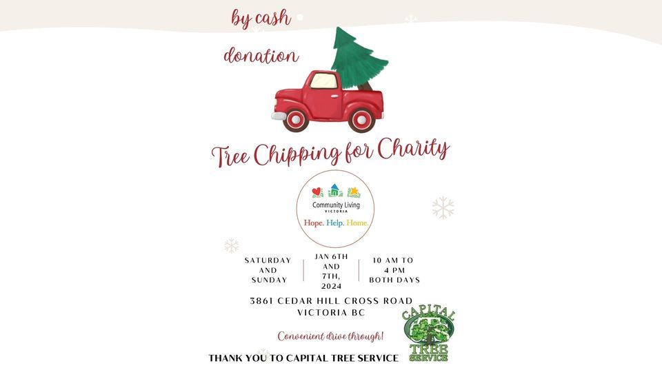 Tree Chipping by Donation, 3861 Cedar Hill Cross Rd Victoria, BC
