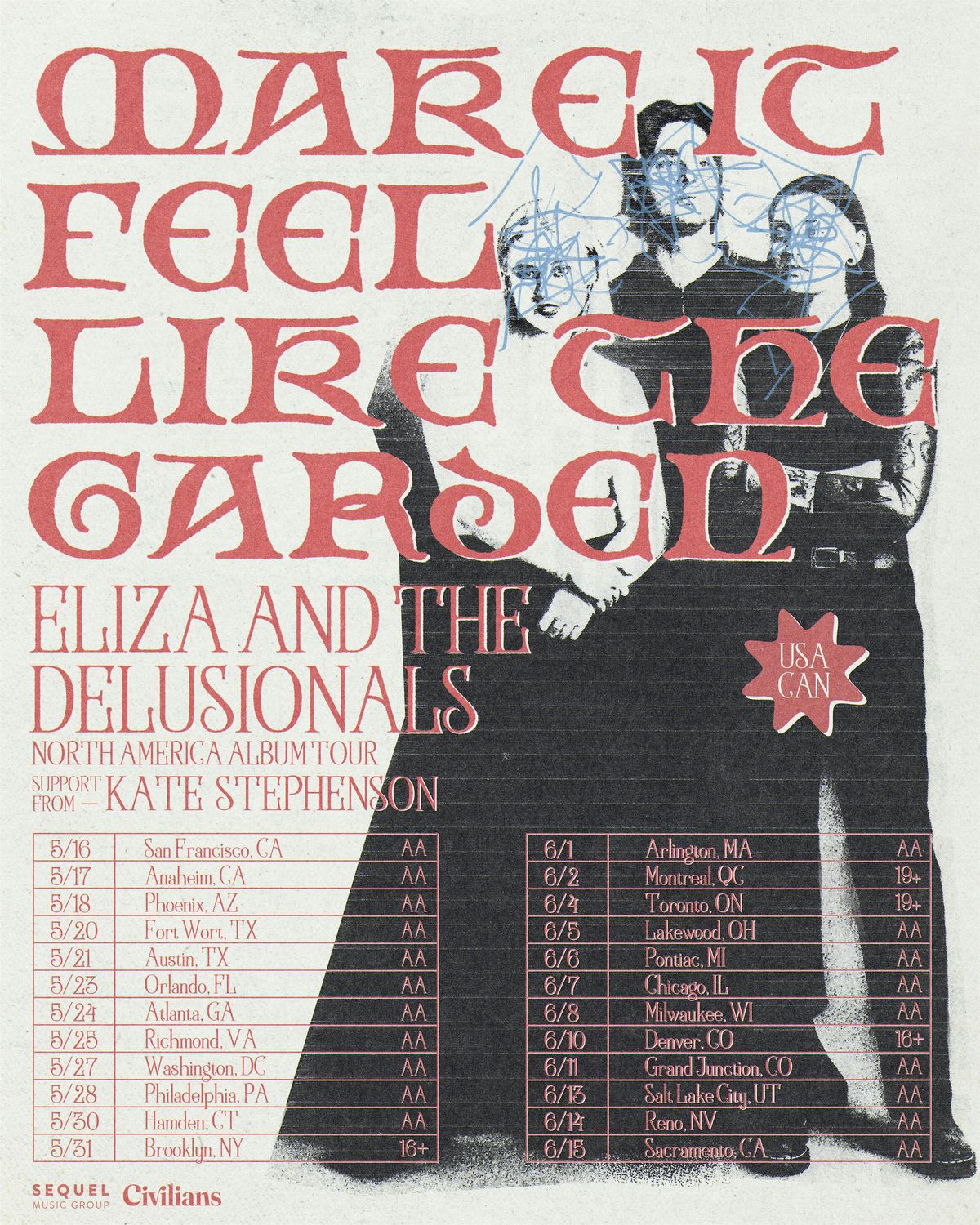 Eliza & the Delusionals, & Kate Stephenson @ Copeka, 11 June | Event in Grand Junction | AllEvents