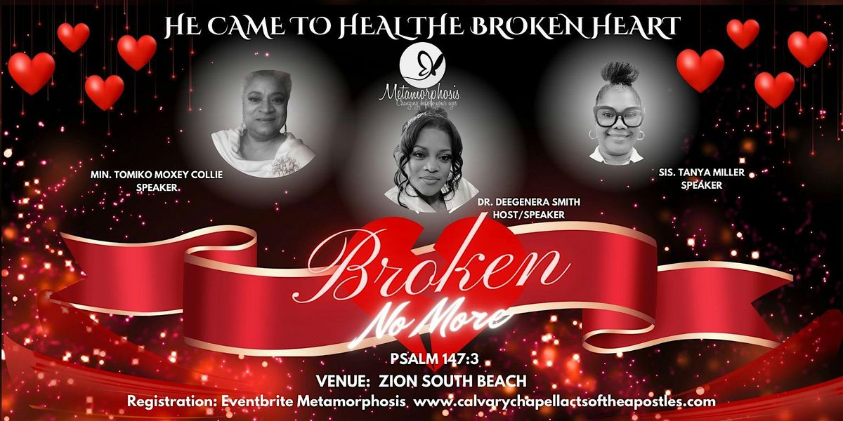 Metamorphosis “Broken No More”, 21 June | Event in Nassau | AllEvents