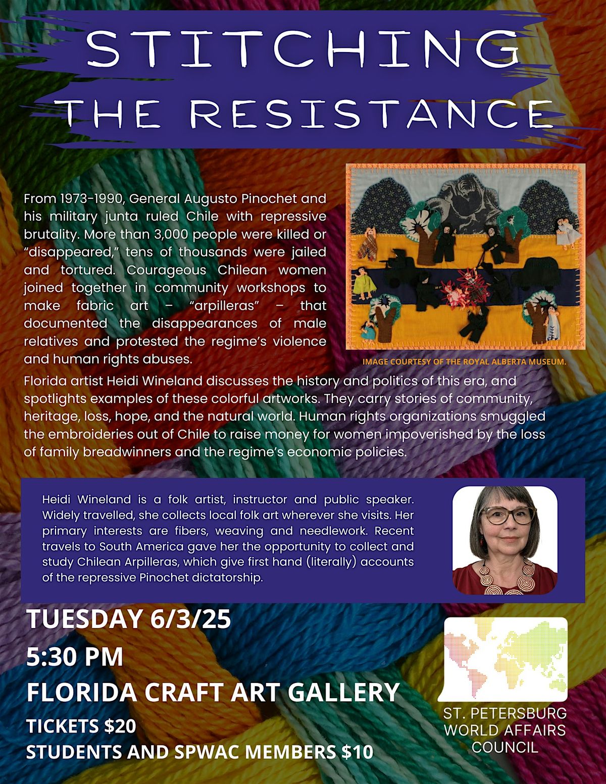 Stitching The Resistance, 3 June | Event in St. Petersburg | AllEvents