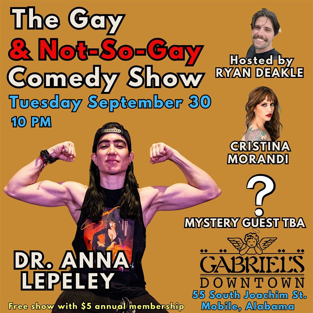 The Gay & Not-So-Gay Comedy Show (Mobile, AL), 30 September | Event in Mobile | AllEvents