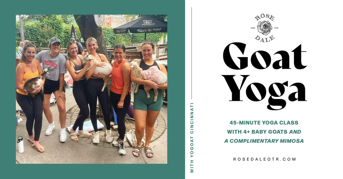 Goat Yoga | Event in Cincinnati | AllEvents