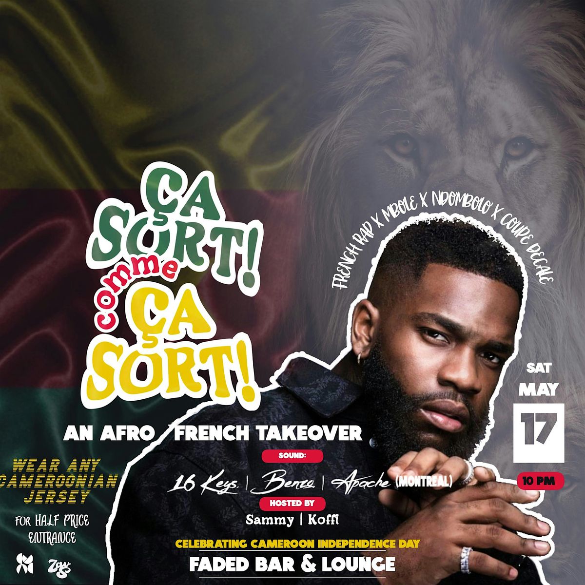 Ca Sort comme Ca sort. An Afro-French fusion, 17 May | Event in Calgary | AllEvents