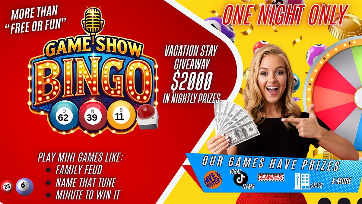 VEGAS BINGO Vacation Stay Giveaway @ Rosati's New Lenox | Event in New Lenox | AllEvents