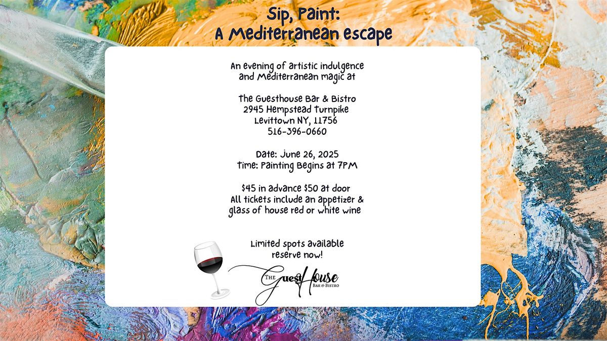 Sip & Paint, 26 June | Event in Levittown | AllEvents