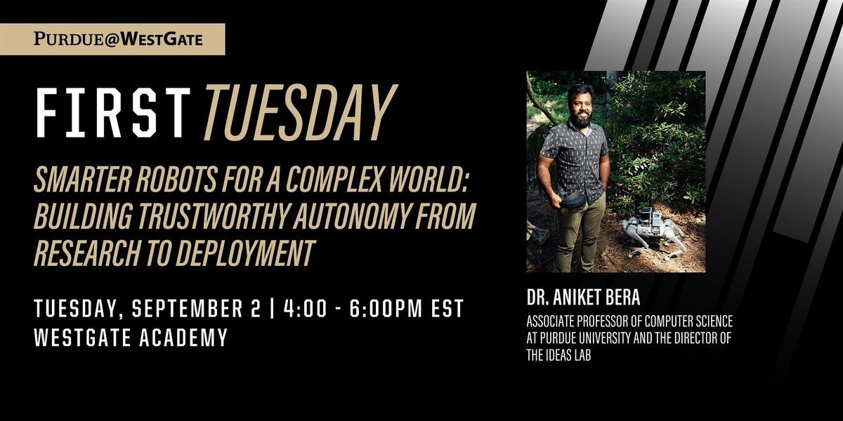 Smarter Robots for a Complex World: Trustworthy Autonomy from Lab to Field, 2 September | Event in Odon | AllEvents