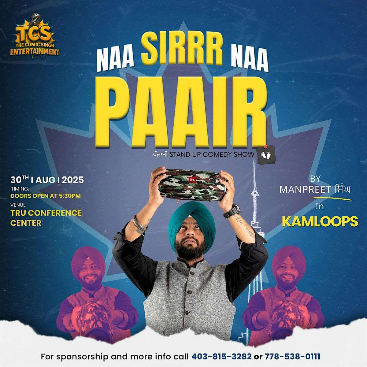 NAA SIRRR NAA PAAIR | Event in Kamloops | AllEvents