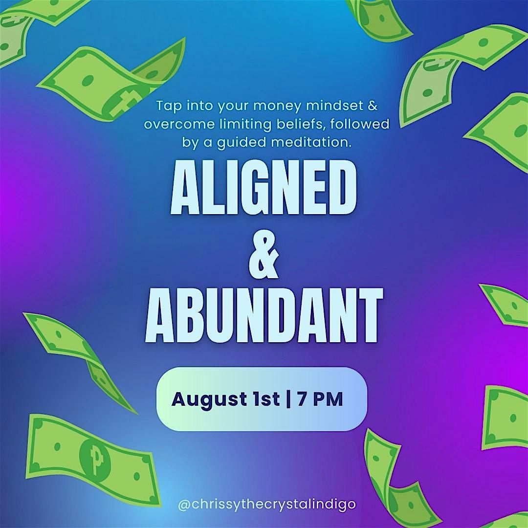 Aligned & Abundant, 1 August | Event in Hoboken | AllEvents