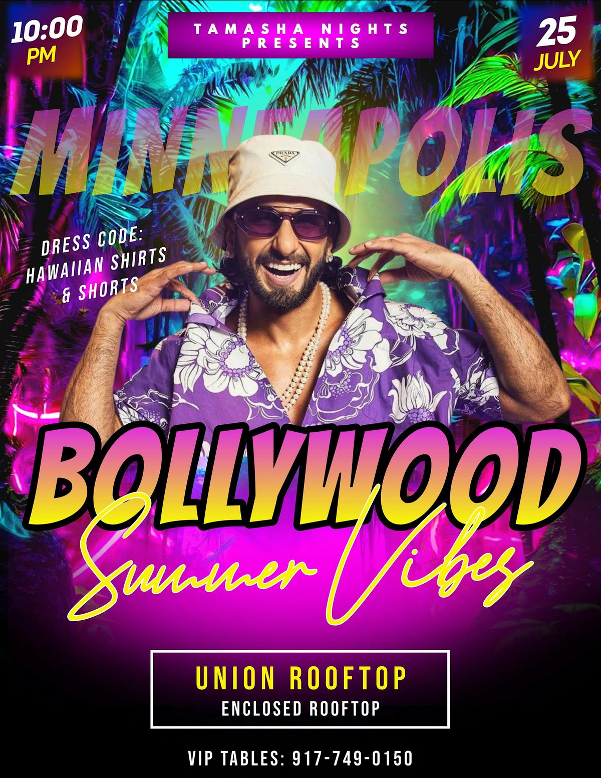 MINNEAPOLIS BOLLYWOOD ROOFTOP- SUMMER VIBES PARTY @UNION ROOFTOP, 25 July | Event in Minneapolis | AllEvents