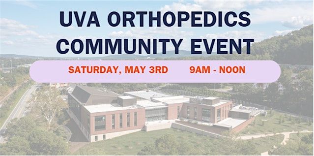 UVA Orthopedics Community Event | Event in Charlottesville | AllEvents