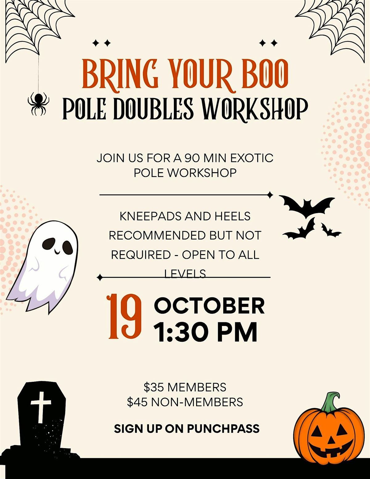 Bring Your Boo: A Pole Doubles Workshop, 19 October | Event in Ormond Beach | AllEvents