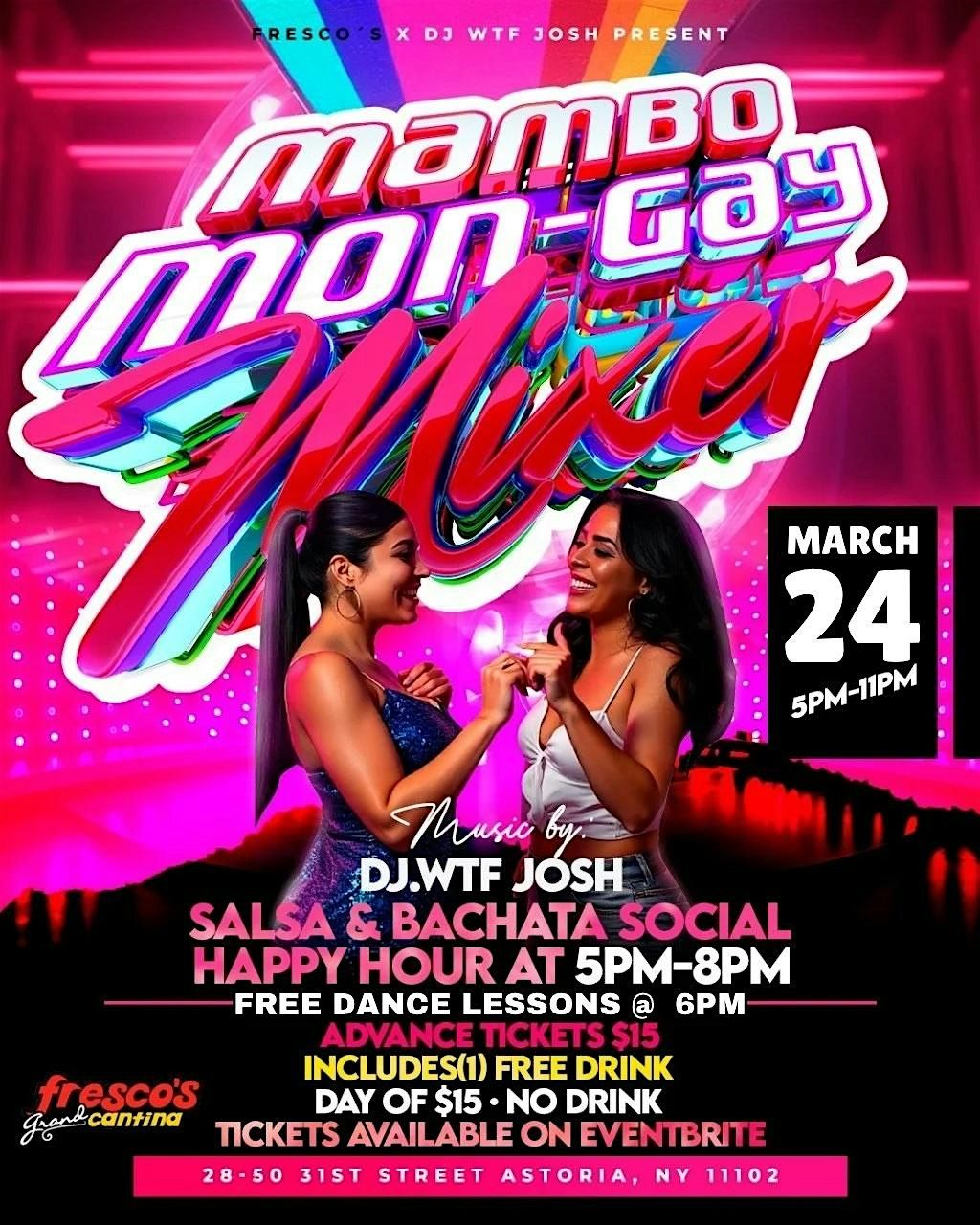 Mambo MonGay Mixer - APRIL 2025 | Event in Queens | AllEvents