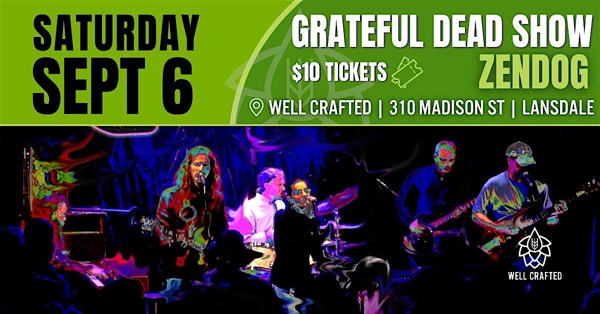 Grateful Dead Tribute Zendog, 6 September | Event in Lansdale | AllEvents