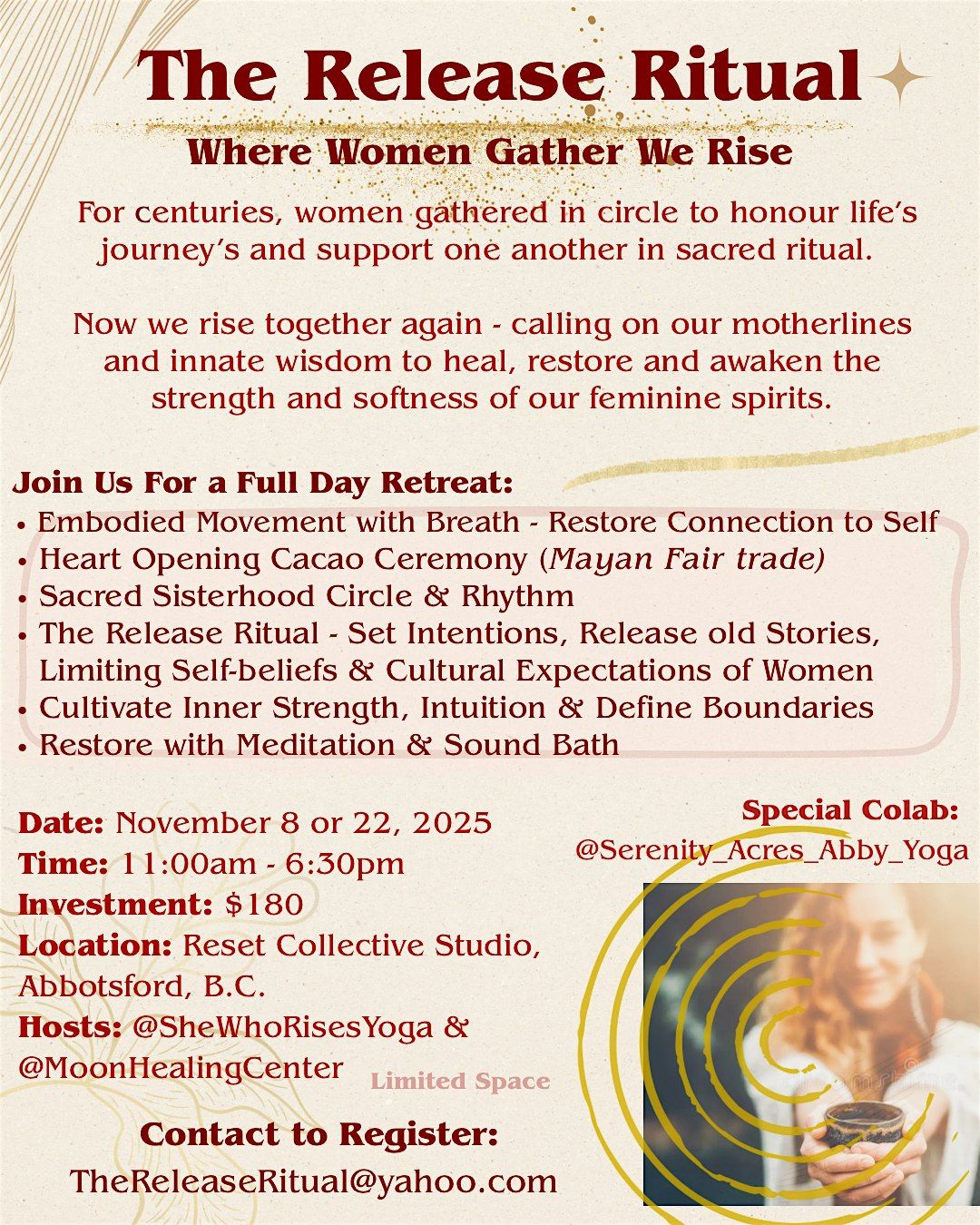 The Release Ritual, 8 November | Event in Abbotsford | AllEvents
