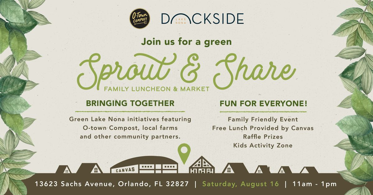 Sprout & Share: Family Luncheon & Market, 16 August | Event in Orlando | AllEvents