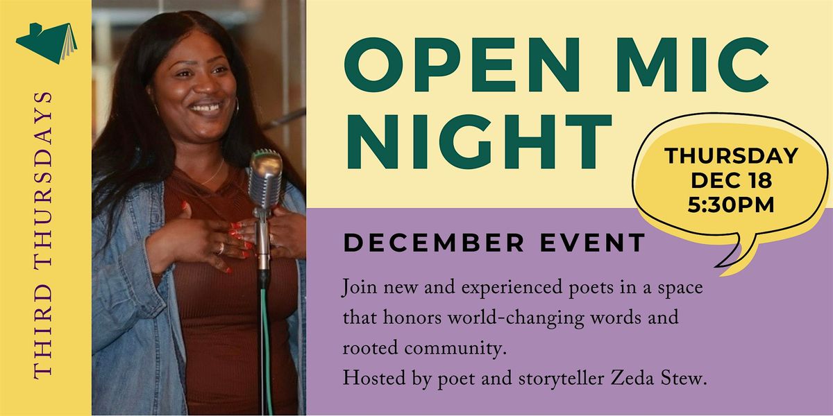 Open Mic Night: December, 18 December | Event in Cincinnati | AllEvents