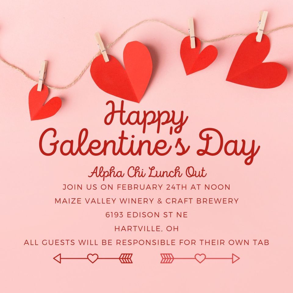 Alpha Chi Lunch Out, Maize Valley, Hartville, February 24 2024 AllEvents.in