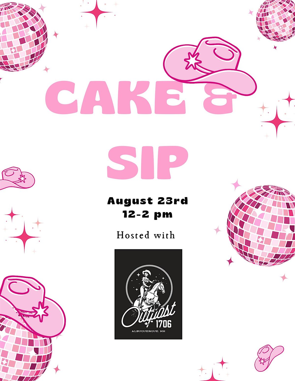 Cake & Sip, 23 August | Event in Albuquerque | AllEvents