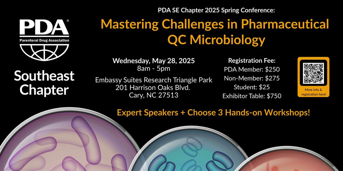 Mastering Challenges in Pharmaceutical  QC Microbiology, 28 May | Event in Cary | AllEvents