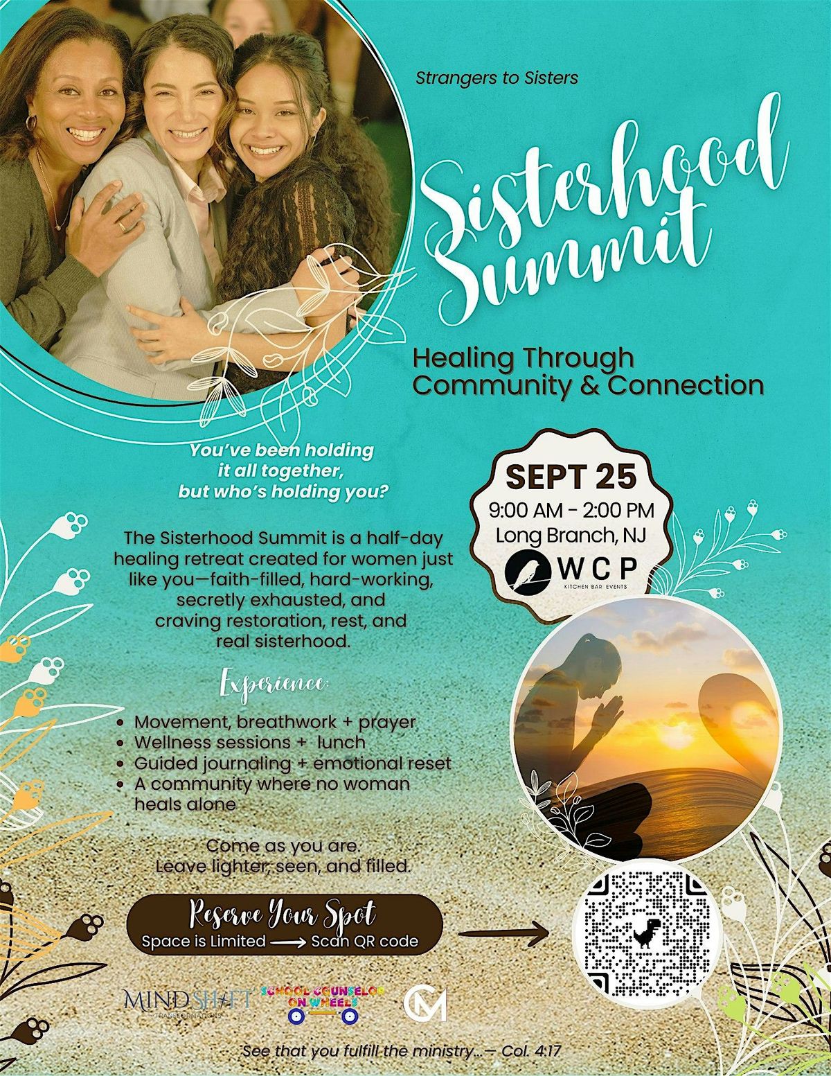 Sisterhood Summit: Healing Through Community & Connection, 25 September | Event in Long Branch | AllEvents