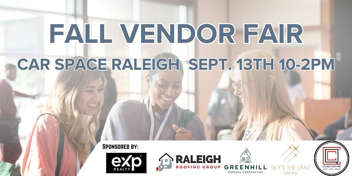 eXp Realty: Fall Vendor Fair, 13 September | Event in Raleigh | AllEvents