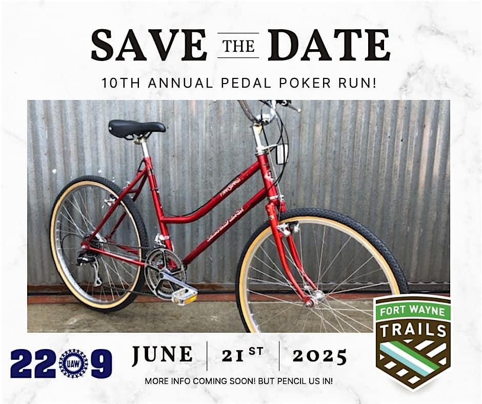 2025 UAW Pedal Poker Run, 21 June | Event in Fort Wayne | AllEvents