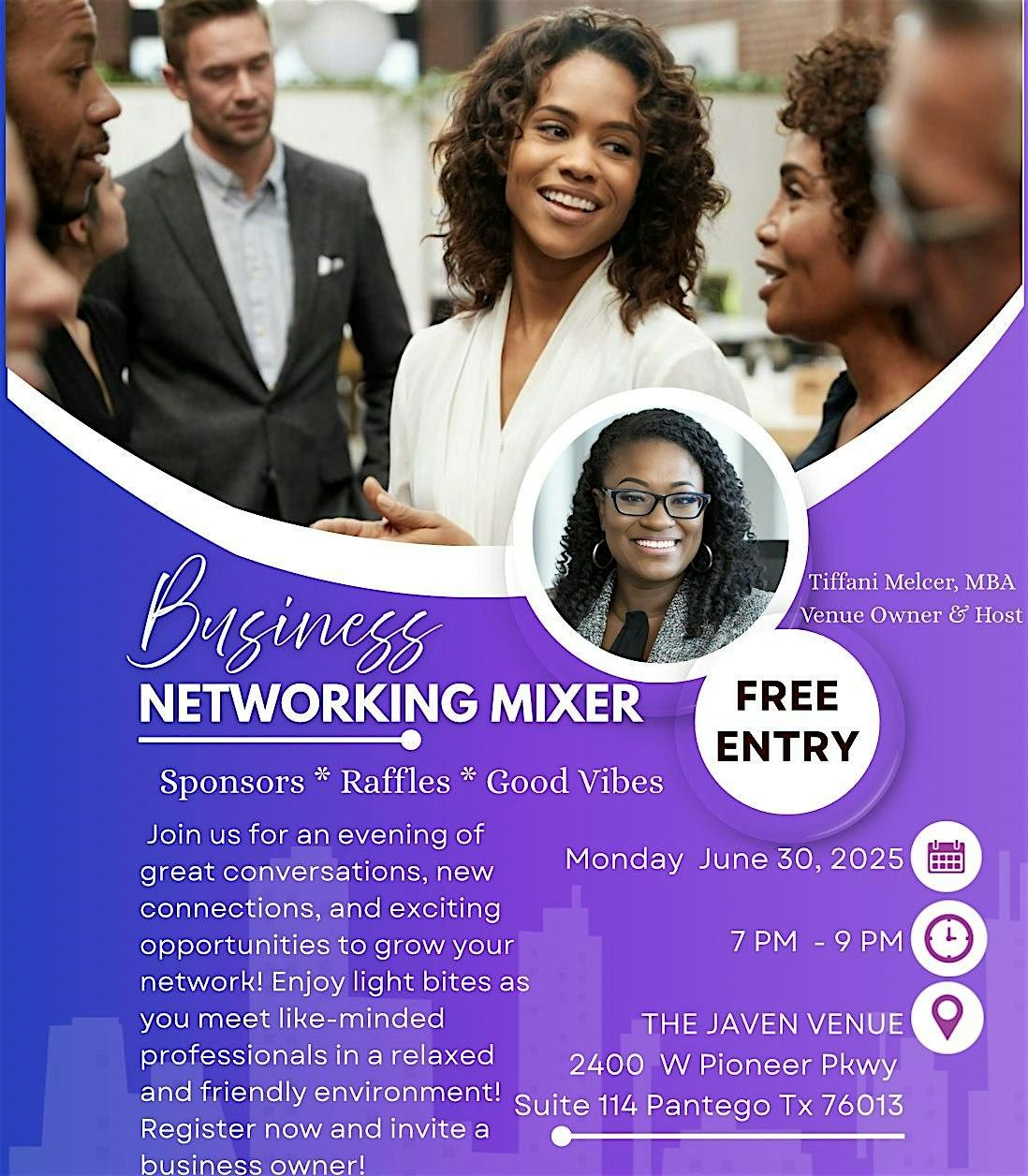 Business Networking Mixer, 30 June | Event in Pantego | AllEvents