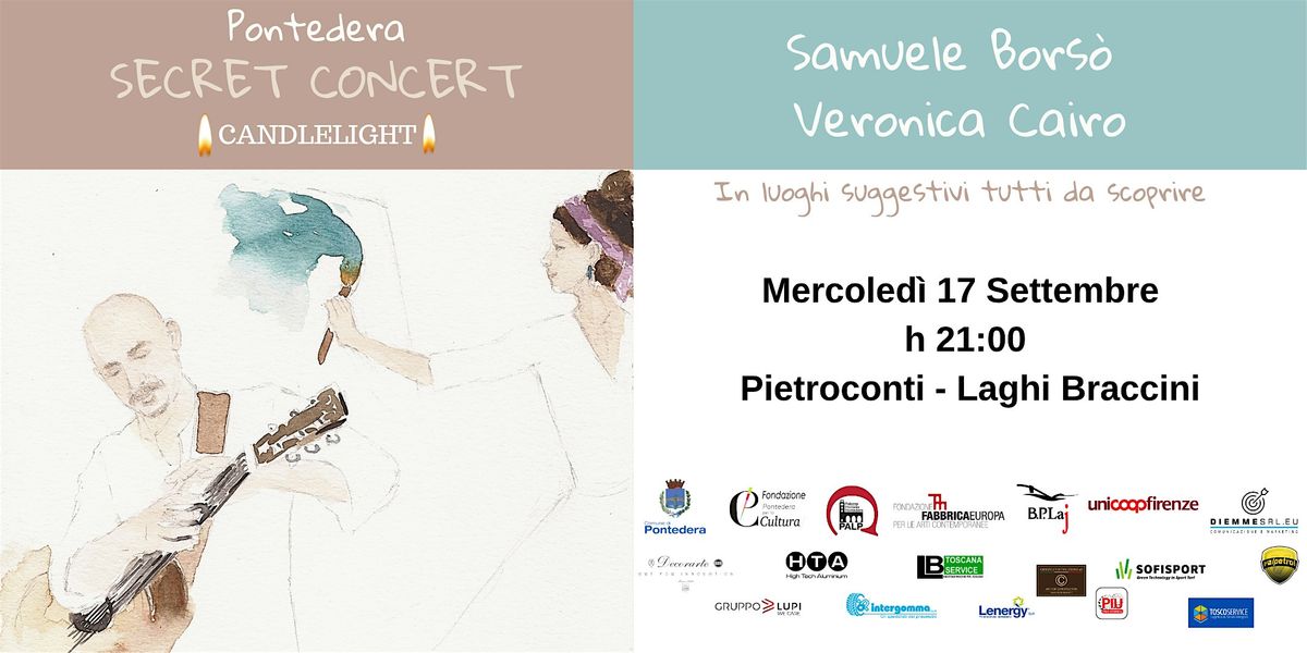 Pontedera. Secret Concert. Candlelight, 17 September | Event in Pontedera | AllEvents