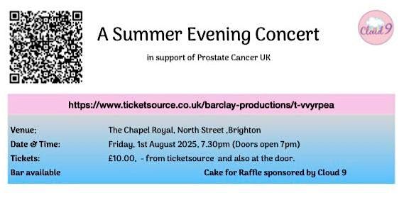 Summer Evening Concert, 1 August | Event in Brighton and Hove | AllEvents