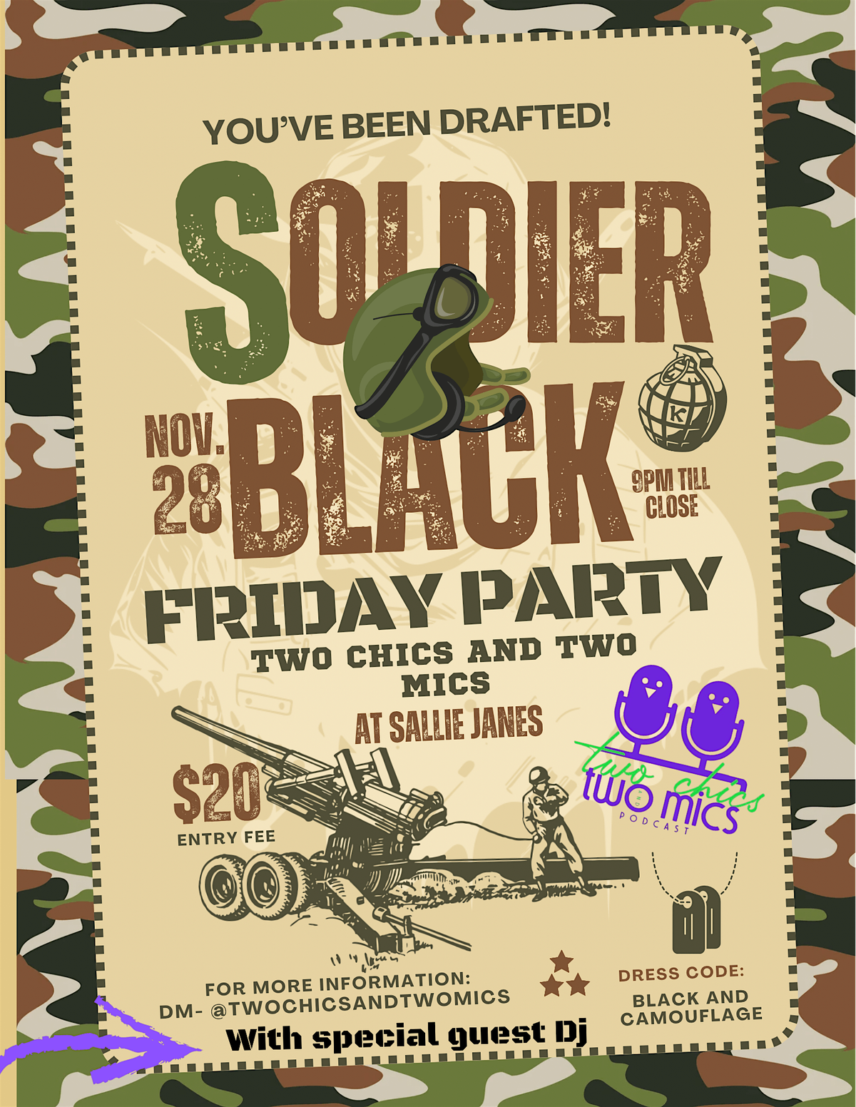 Two Chics and Two Mics BLACK FRIDAY Party!, 28 November | Event in Lexington | AllEvents