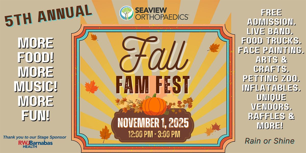 Fall Family Festival -  SVO's 5th Annual, 1 November | Event in Holmdel | AllEvents