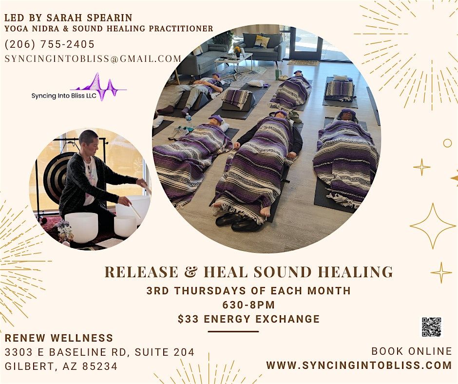 Release & Heal Sound Healing | Event in Gilbert | AllEvents