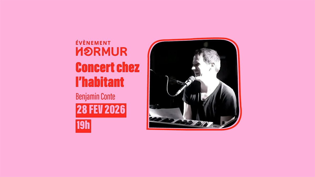 Concert intimiste de Benjamin Conte dans un loft à La Riche – Chez l’habitant, 28 February | AllEvents