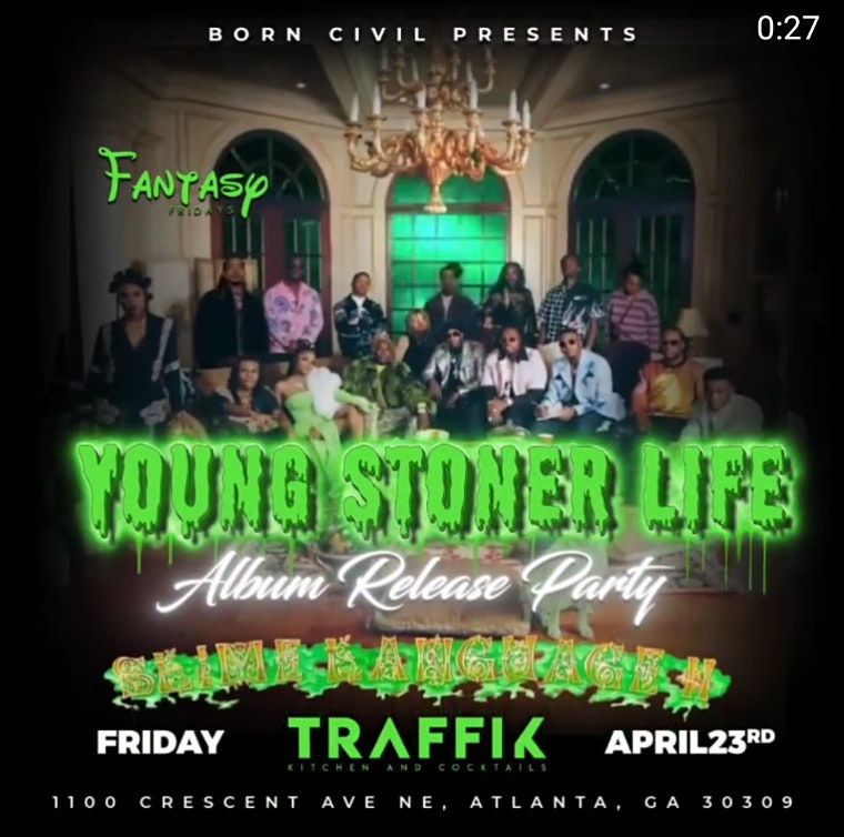 ATLS 1 FRIDAY NIGHT CELEBRITY EVENT! EVERY FRIDAY TRAFFIK!, Traffik