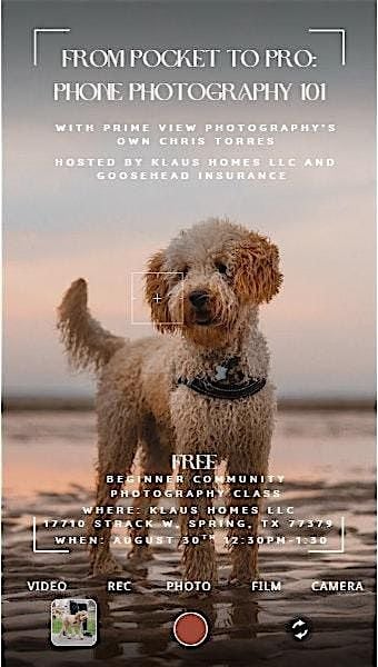 From Pocket to Pro: Phone Photography 101, 30 August | Event in Spring | AllEvents