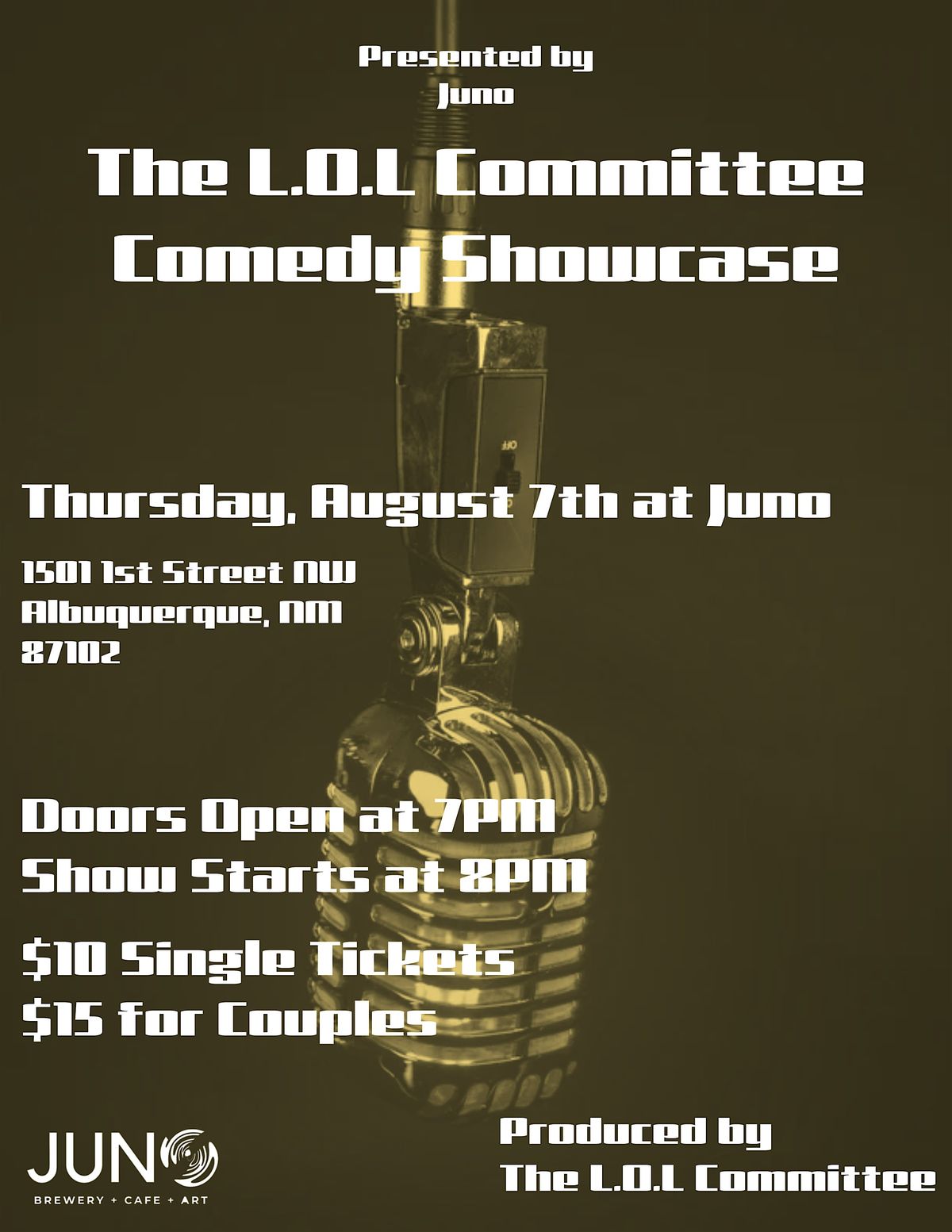 L.O.L. Committee Comedy Showcase, 7 August | Event in Albuquerque | AllEvents