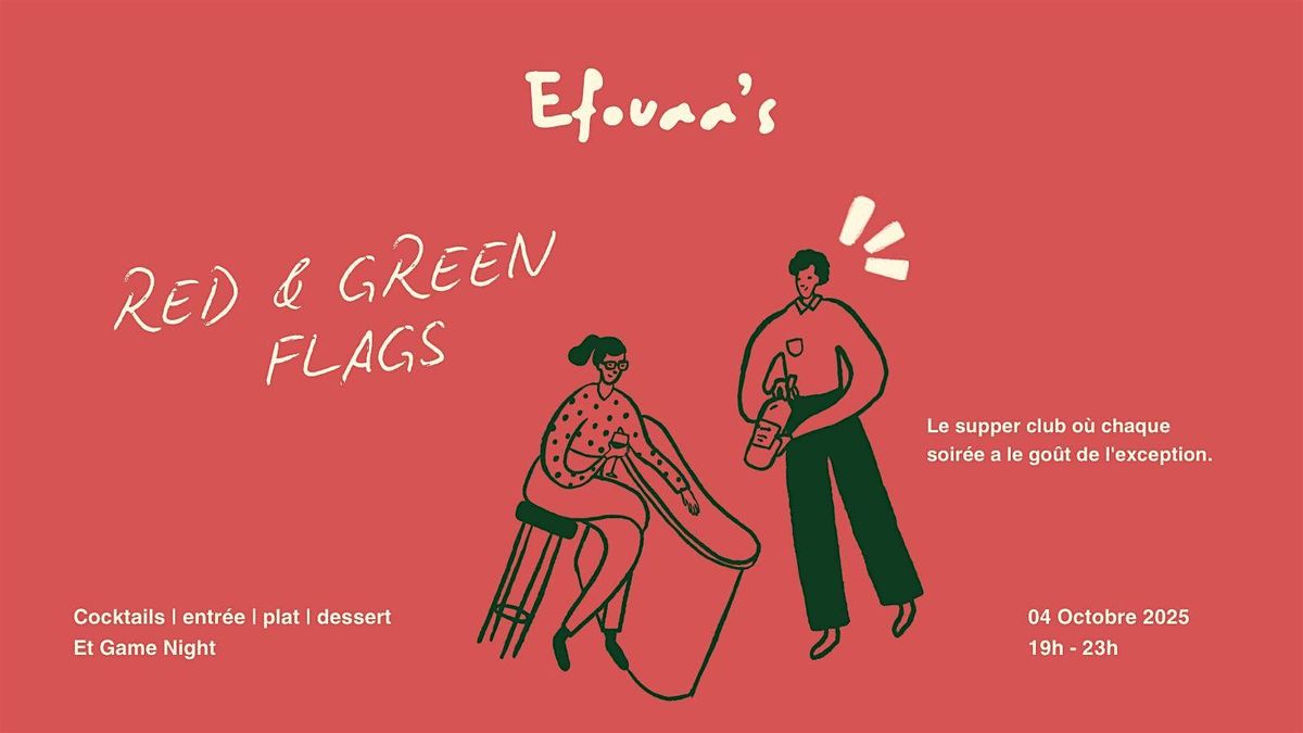 Efouaa's Red & Green flags edition, 4 October | Event in Courbevoie | AllEvents